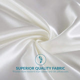 Khaki Satin Pillowcase (2 Pack) Silk Pillow Case, Queen Size(20x30 inch)