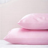 Khaki Satin Pillowcase (2 Pack) Silk Pillow Case, Queen Size(20x30 inch)