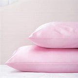 Silver Satin Pillowcase (2 Pack) Queen Size (20x30 inches)