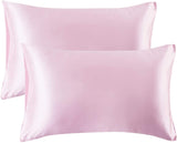 King Size (20x36 inches) Satin Pillowcase (2 Pack)