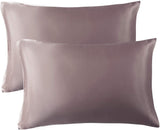 King Size (20x36 inches) Satin Pillowcase (2 Pack)