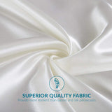 Silver Satin Pillowcase (2 Pack) Queen Size (20x30 inches)