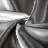 Silver Satin Pillowcase (2 Pack) Queen Size (20x30 inches)