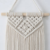 Set of 2 Macramé w/ Pole Wall Hanging