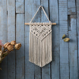 Set of 2 Macramé w/ Pole Wall Hanging