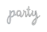 16" Script Cursive "Party" Balloon Letters