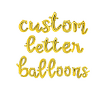 16" Party Custom Script Balloon Letters