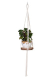 Macrame Hanger w/ Stump