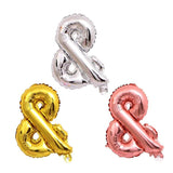 16" Silver Custom Script Balloon Letters