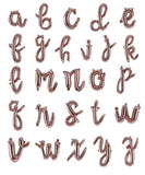 16" Script Cursive "Happy Birthday" Balloon Letters
