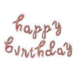 16" Script Cursive "Happy Birthday" Balloon Letters