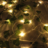 Fake Ivy Leaves with Lights, Set of 12 Artificial Greenery vines for room decor