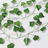 Fake Ivy Leaves with Lights, Set of 12 Artificial Greenery vines for room decor