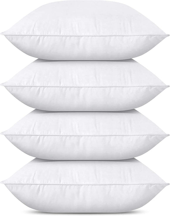 Set of 4 Hypoallergenic Pillow Insert