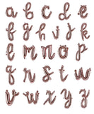 16" Script Cursive "Thirteen" Balloon Letters