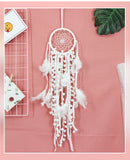 Small White dream catcher for car, kids bedroom decroation, or nursery