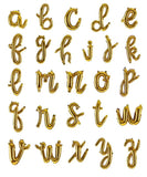 16" Script "oh baby" Cursive Balloon Letters