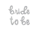 16" Script "Bride To Be" Cursive Balloon Letters